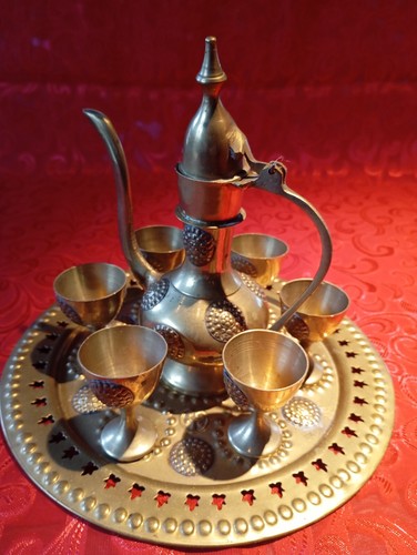 Orientalische messing kanne - messing,