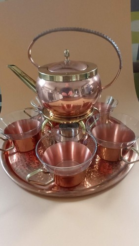 Teeservice kupfer glas - teeservice,