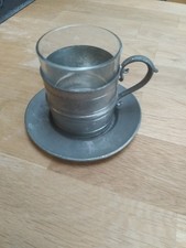 Teetasse Dreiteilig Zinn
