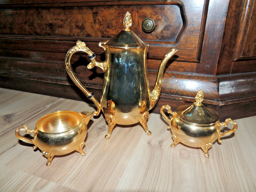Alte kanne mit zucker und - zucker,