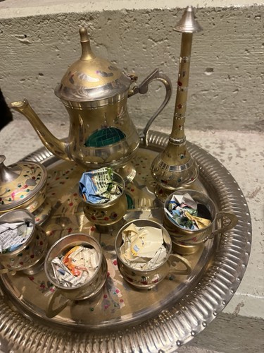 Messing kaffee teegeschirr - &,