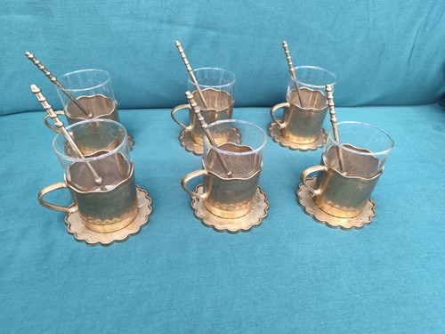 Vintage messing tassen von - messing,