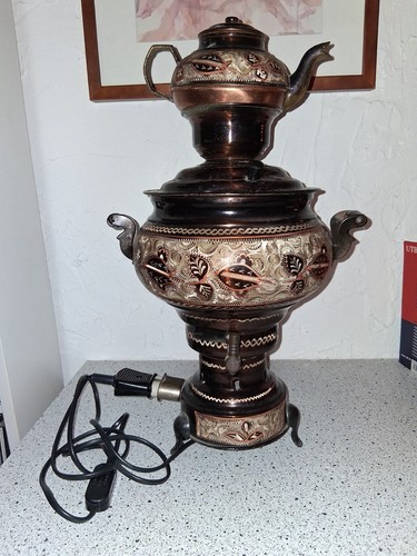 Samowar kupfer mit - kupfer,