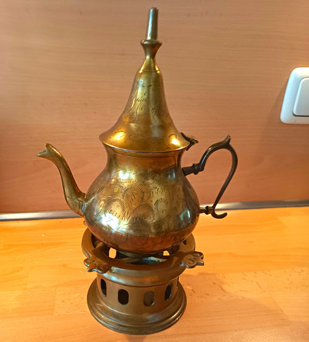 Messing kaffee teekanne mit - messing, kaffee-/teekanne