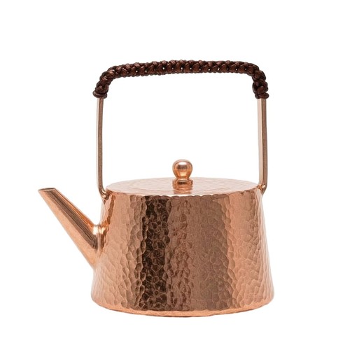 Teekanne mit umwickeltem griff - mit,