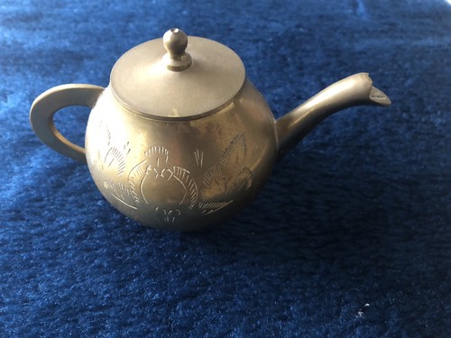 Messing kännchen mit deckel - kännchen,