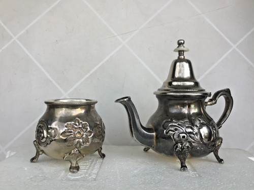Vintage set teekanne - set:, und